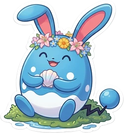 Azumarill sticker by LoverGirlPlays