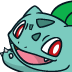 Bulbasaur Twitch chat badge from the First Partners badge drop