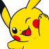 Pikachu Twitch chat badge, evolved from the Pichu badge