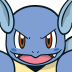 Wartortle Twitch chat badge, evolved from the Squirtle badge